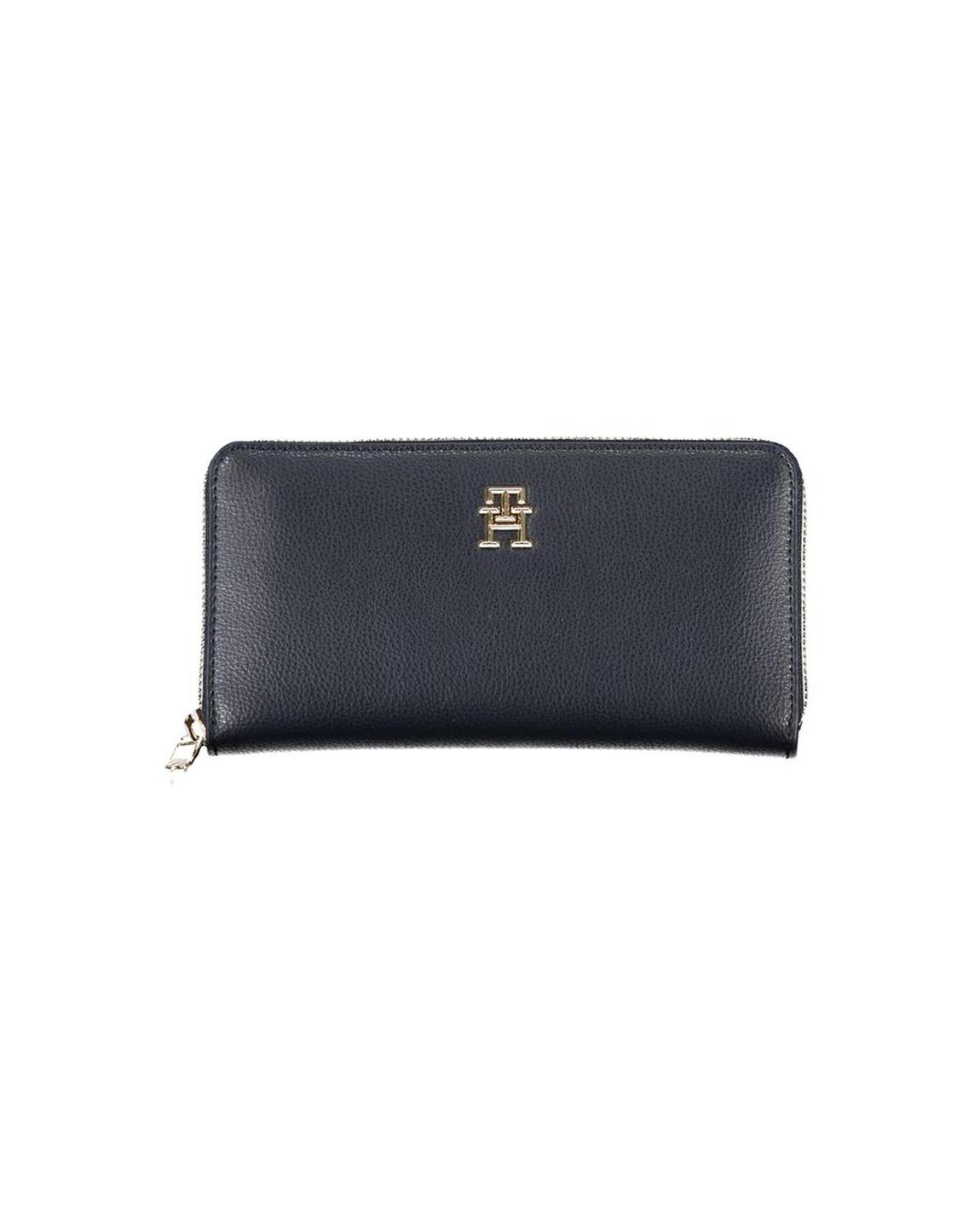 TH Monogram ZipAround Wallet Wo - Blue main product photo