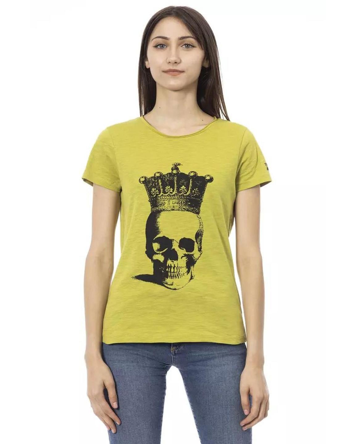 Skull Crown Graphic Tee Wo - Green T-Shirts main product photo