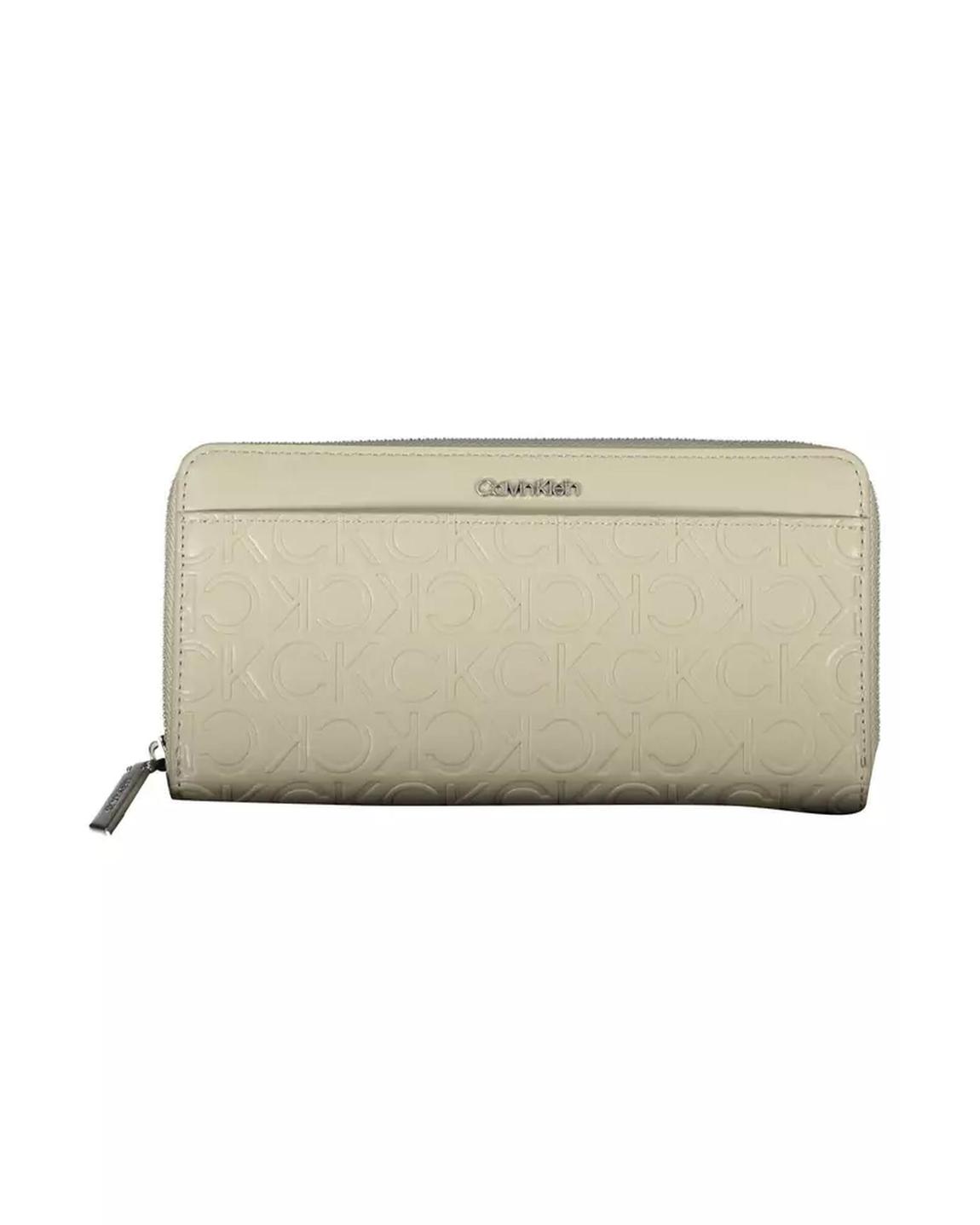 Monogram Zip Wallet K50K506328 Wo - Beige main product photo