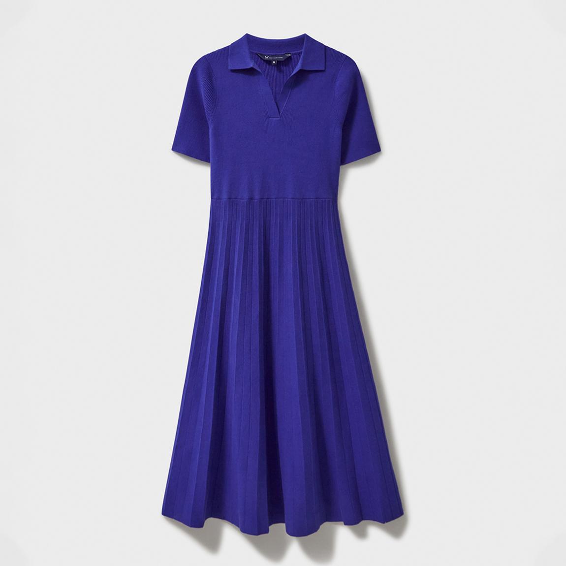 Bright Blue Poppy Knitted Dress main product photo
