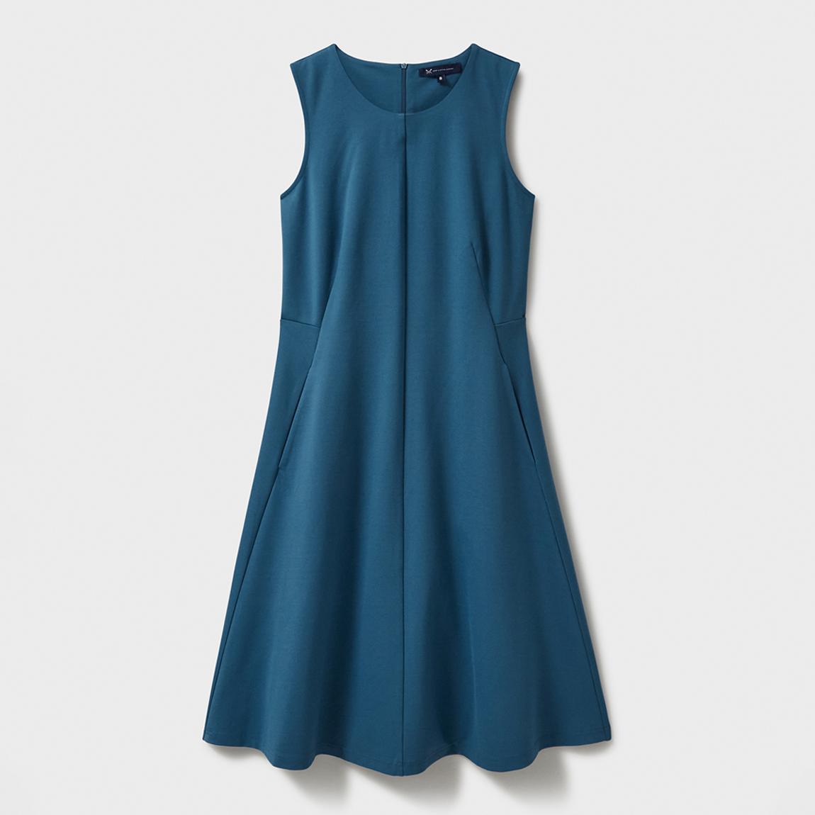 Teal Eva Ponte Mini Dress main product photo