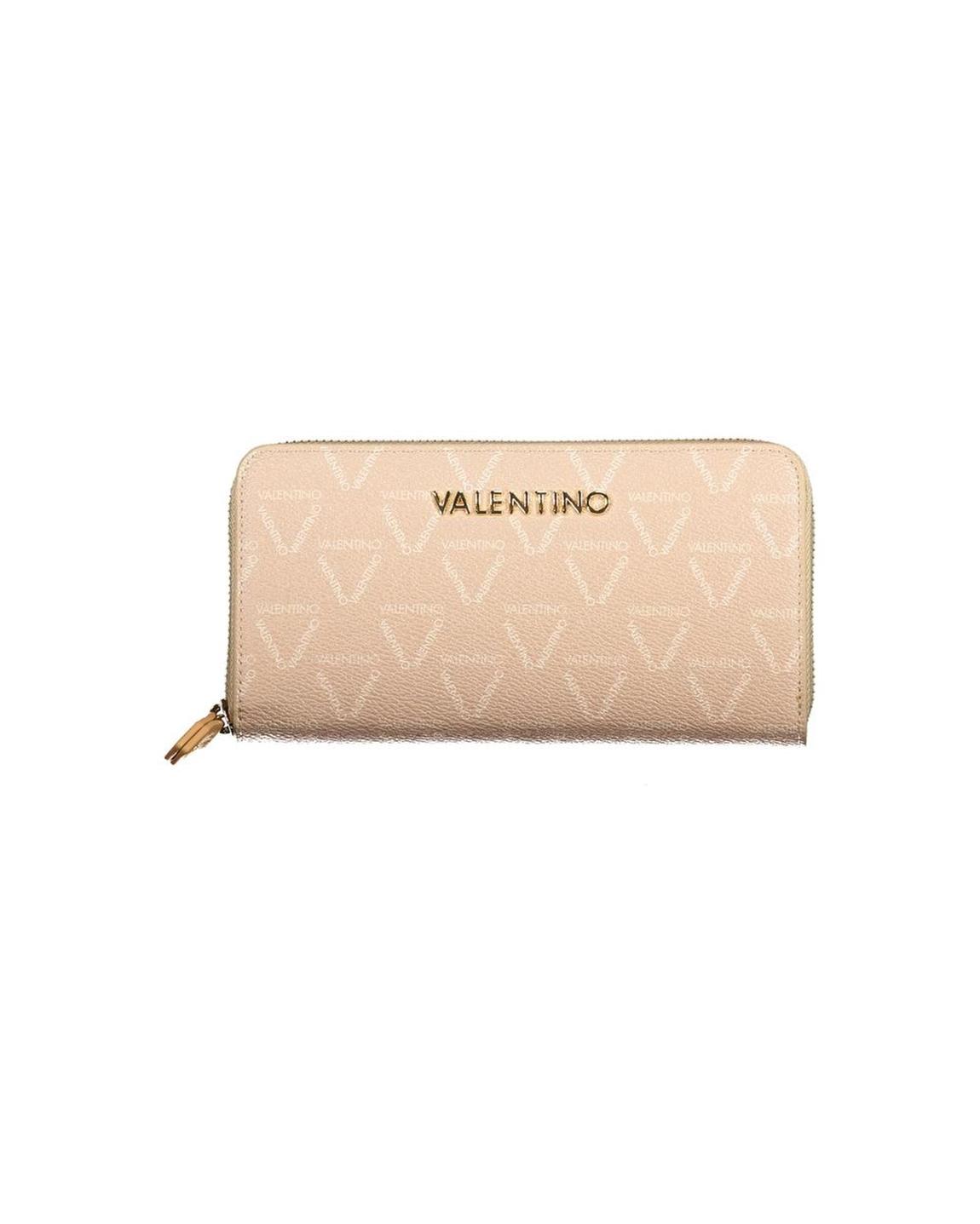ZipAround Wallet with Logo Pattern Wo - Beige main product photo