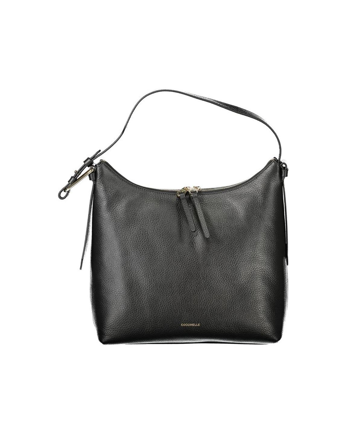 Arlettis Leather Shoulder Bag - Black Handbags main product photo