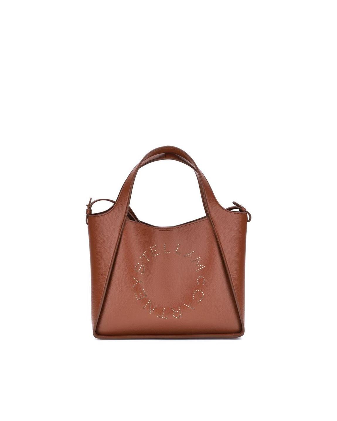 Falabella Go Small Tote Bag Wo - Brown Shoulder Bags main product photo