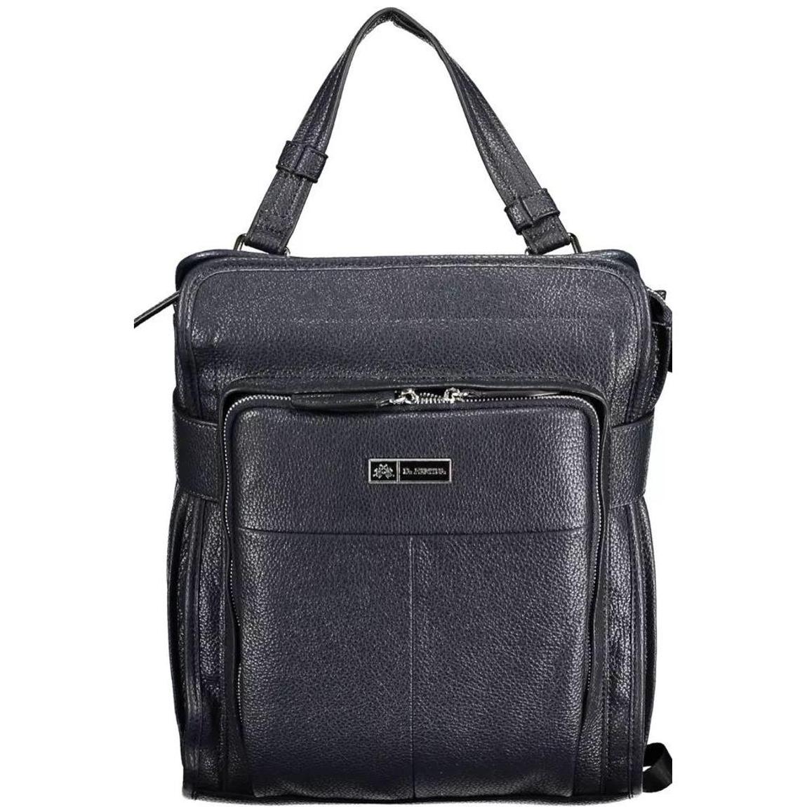 Leather Backpack Model LA20553 Wo - Blue main product photo