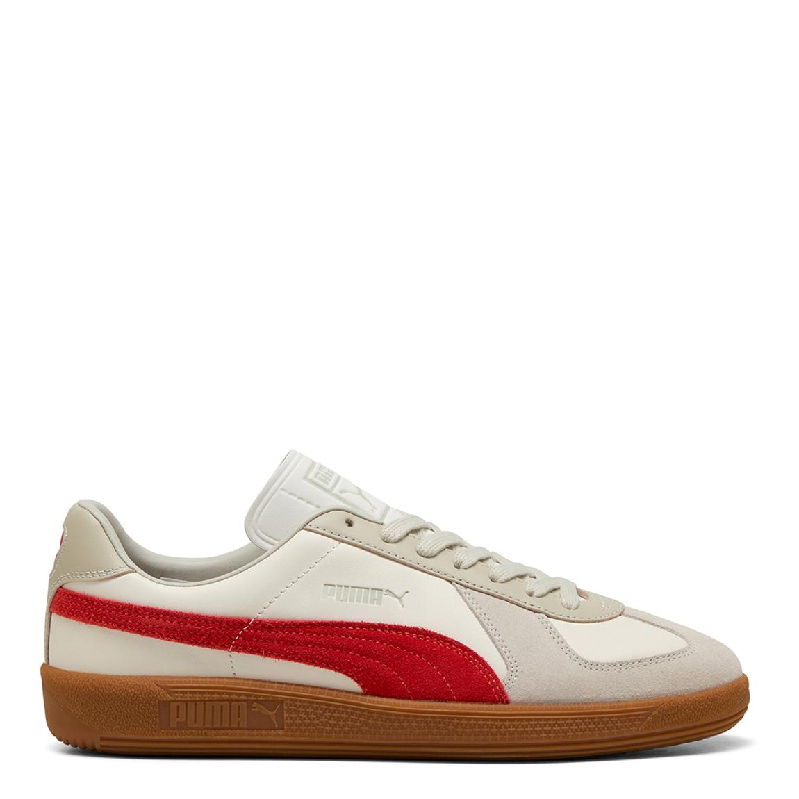 Unisex White/Red Army Trainers main product photo