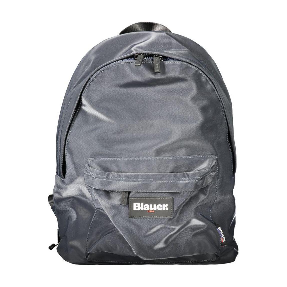 Nylon Backpack Model BL34060 - Blue main product photo