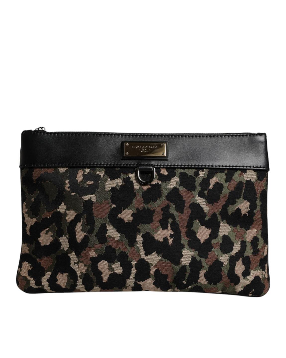 Camouflage Leopard Print Clutch - Multicolor Bags main product photo