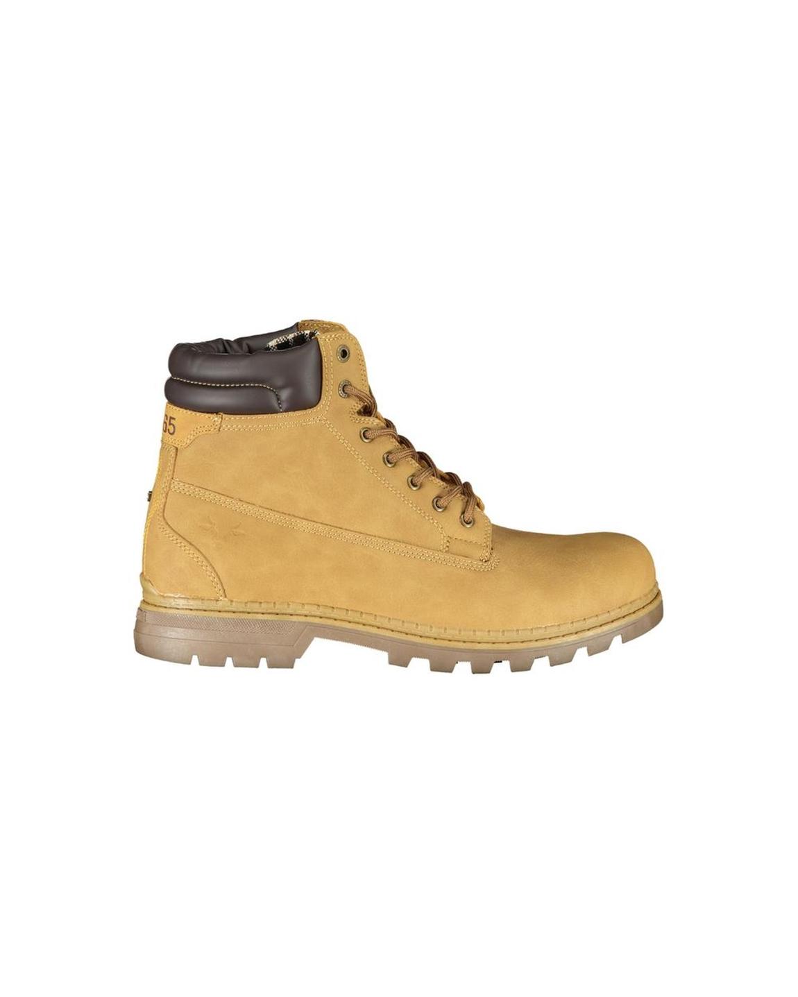 Leather Boots Casual Style - Yellow main product photo
