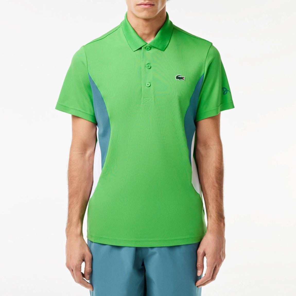 Green Contrast Tennis Polo Shirt main product photo