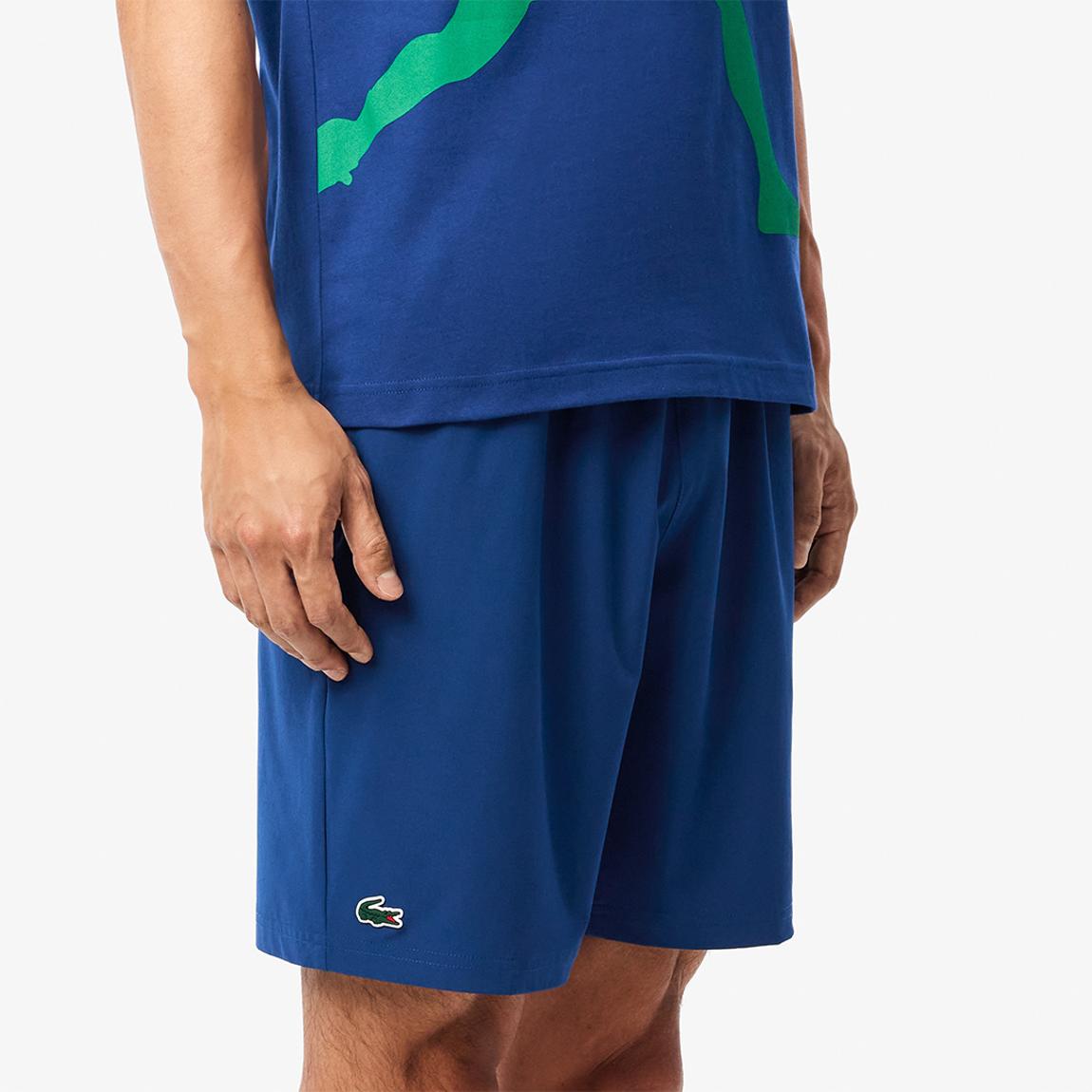 Dark Blue Contrast Tennis Shorts main product photo