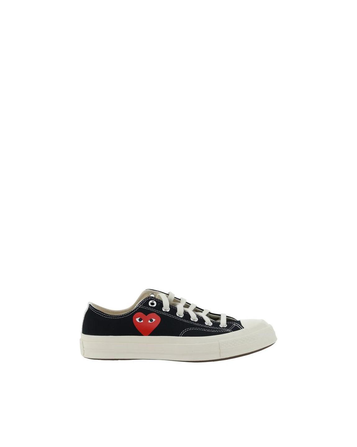 CDG Play Converse Chuck Taylor Low Top - Black Sneakers main product photo