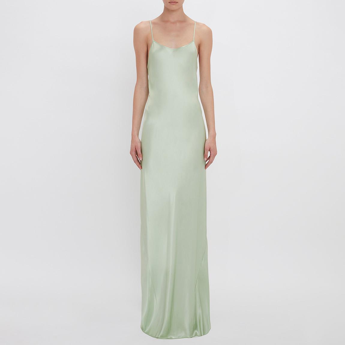 Jade Green Floorlength Cami Dress main product photo