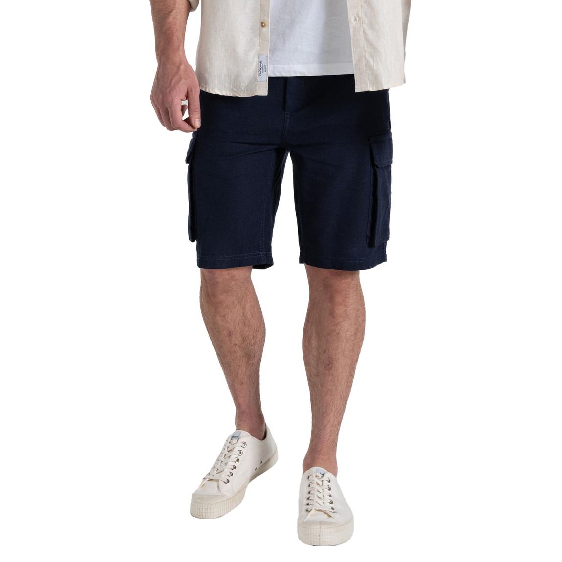 Shorts Howle Linen Blue Navy main product photo