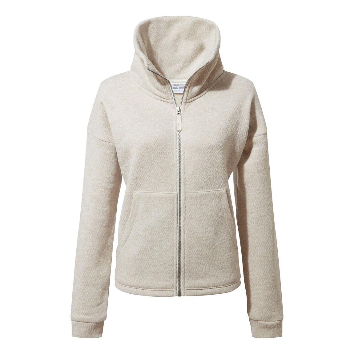 Fleece Jacket Freya Recycled Polyester Stone main product photo