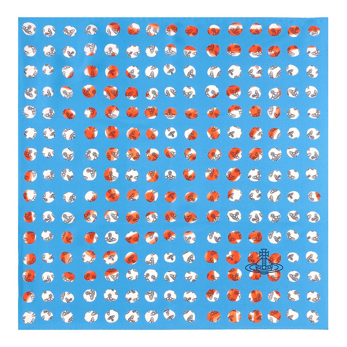 Sky Blue Dots Pocket Square main product photo