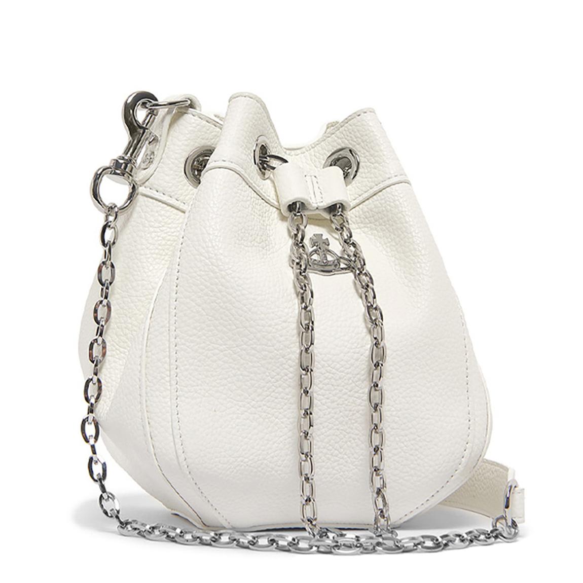 White Chrissy Small Bucket Bag main product photo
