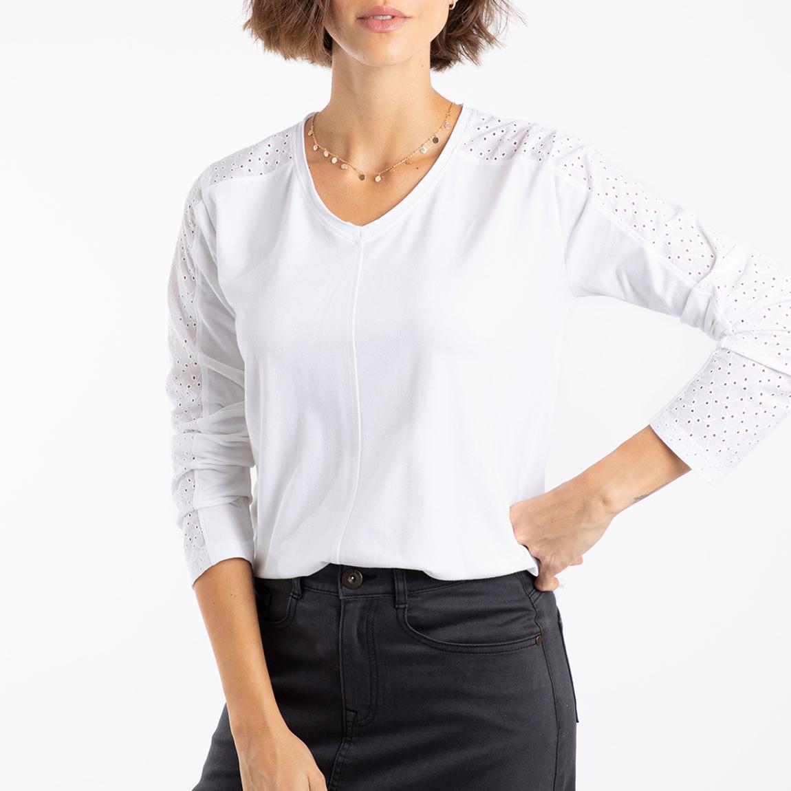 White Topia Cotton Blend Outfitter Top main product photo