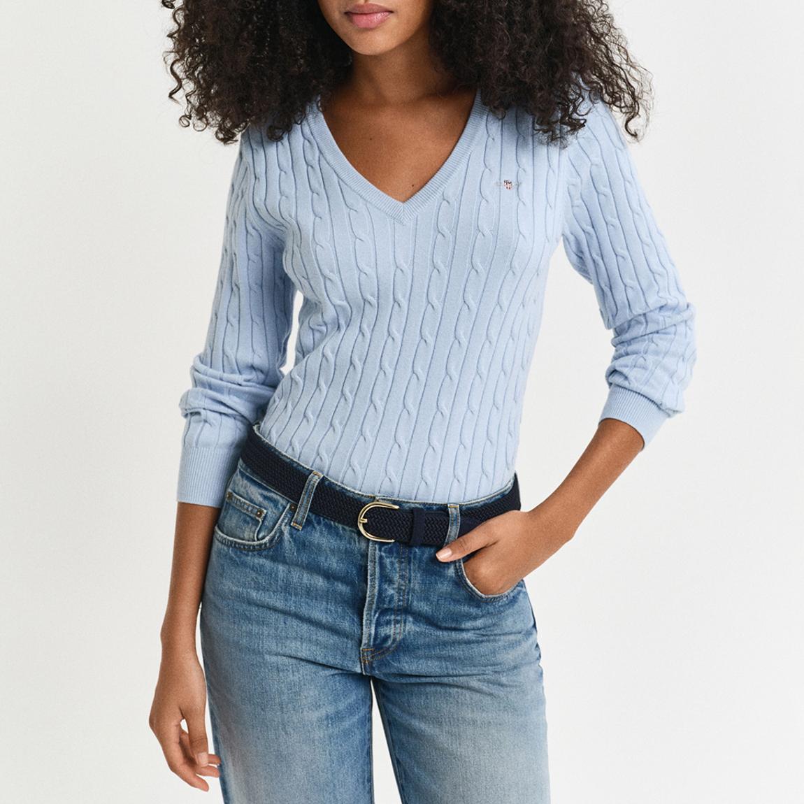 Blue Cable Knit Jumper main product photo