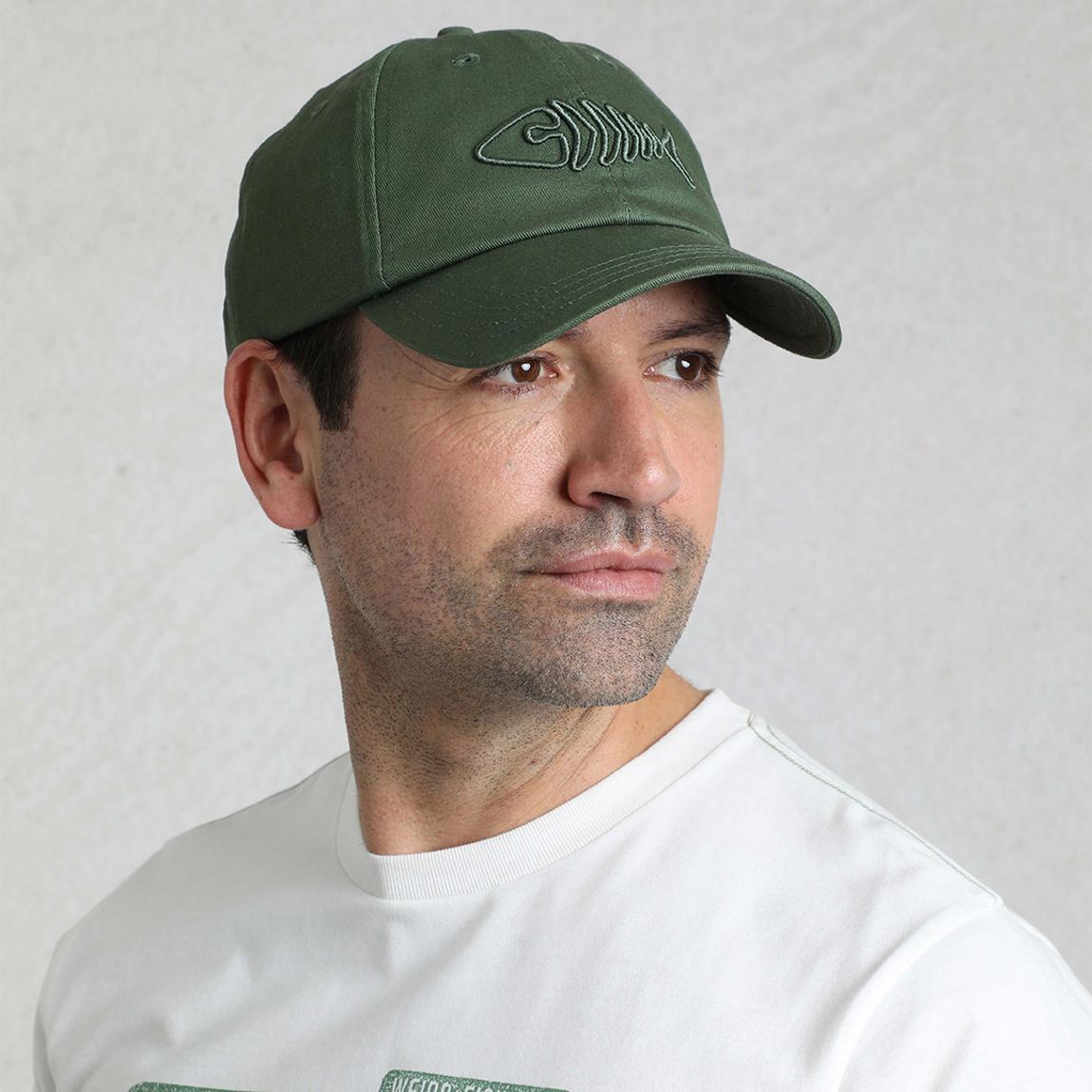 Dark Green Bude Heavy Wash Twill Cotton Cap main product photo