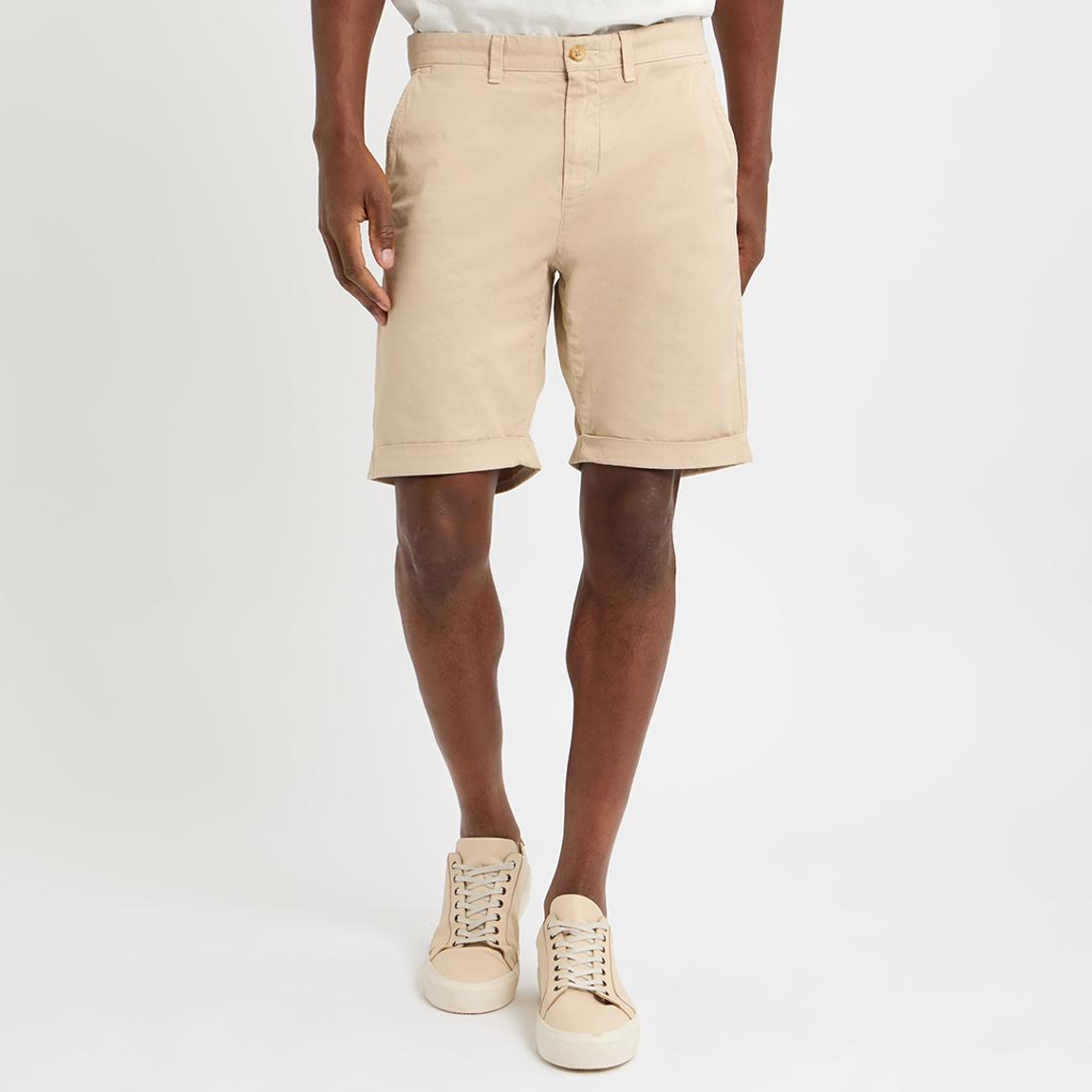 Camel Regular Fit Sunfaded Shorts main product photo