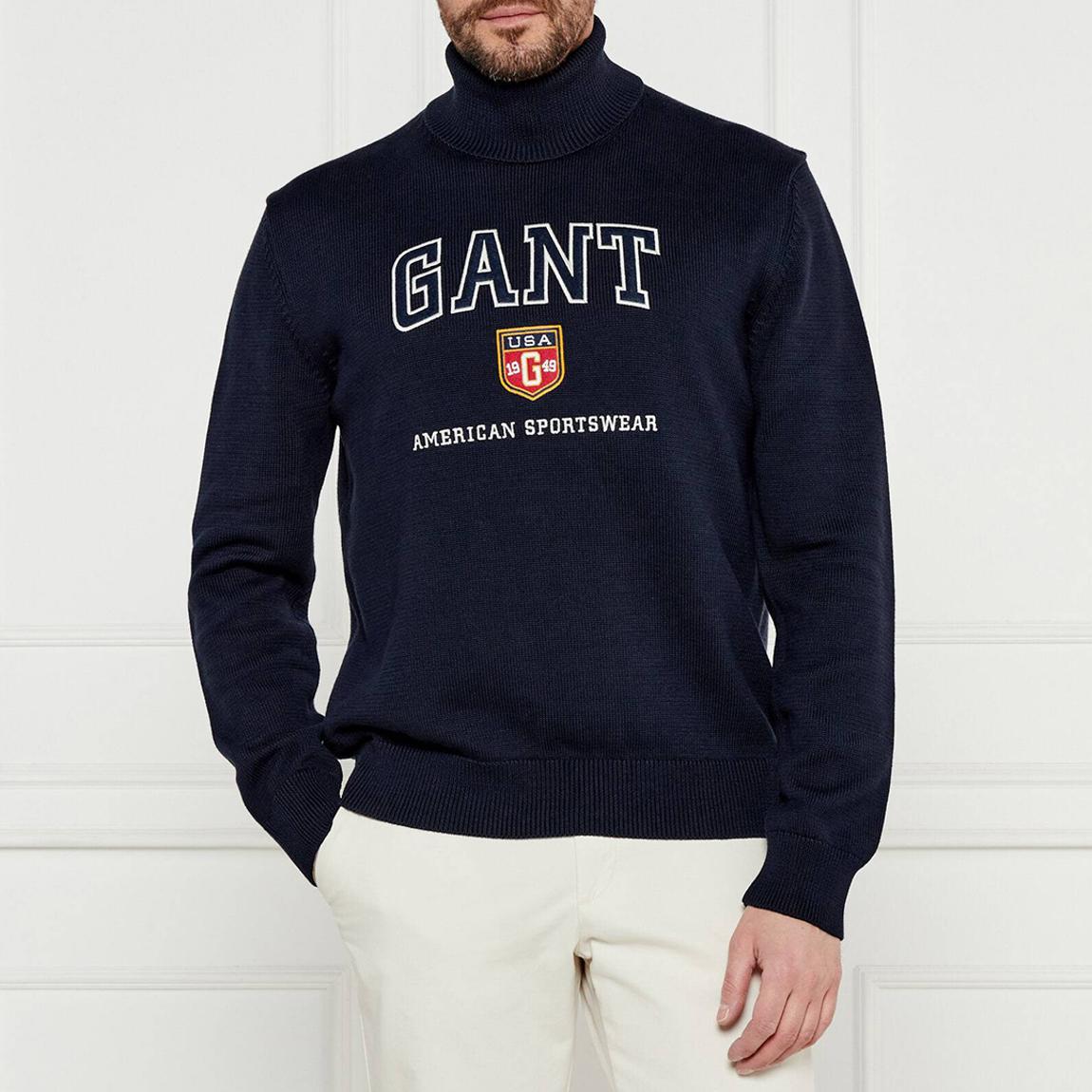 Blue Gant Graphic Sweater main product photo