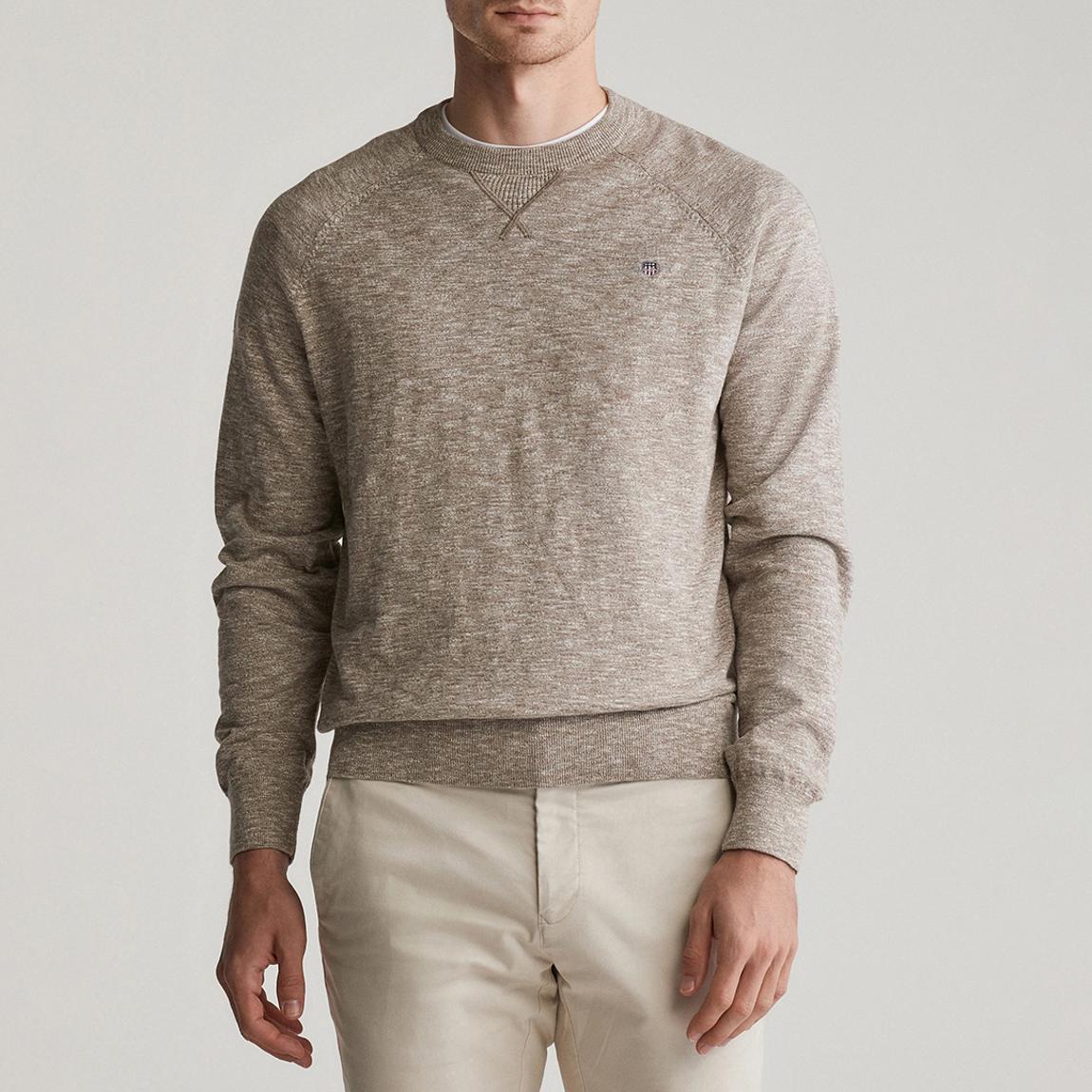 Beige Textured Regular fit Sweater main product photo