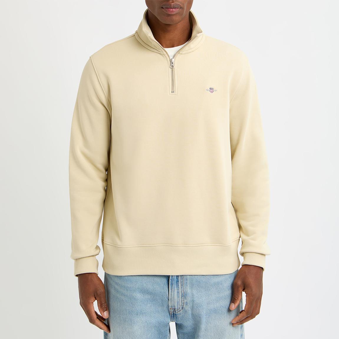 Beige Shield Half Zip Sweatshirt main product photo