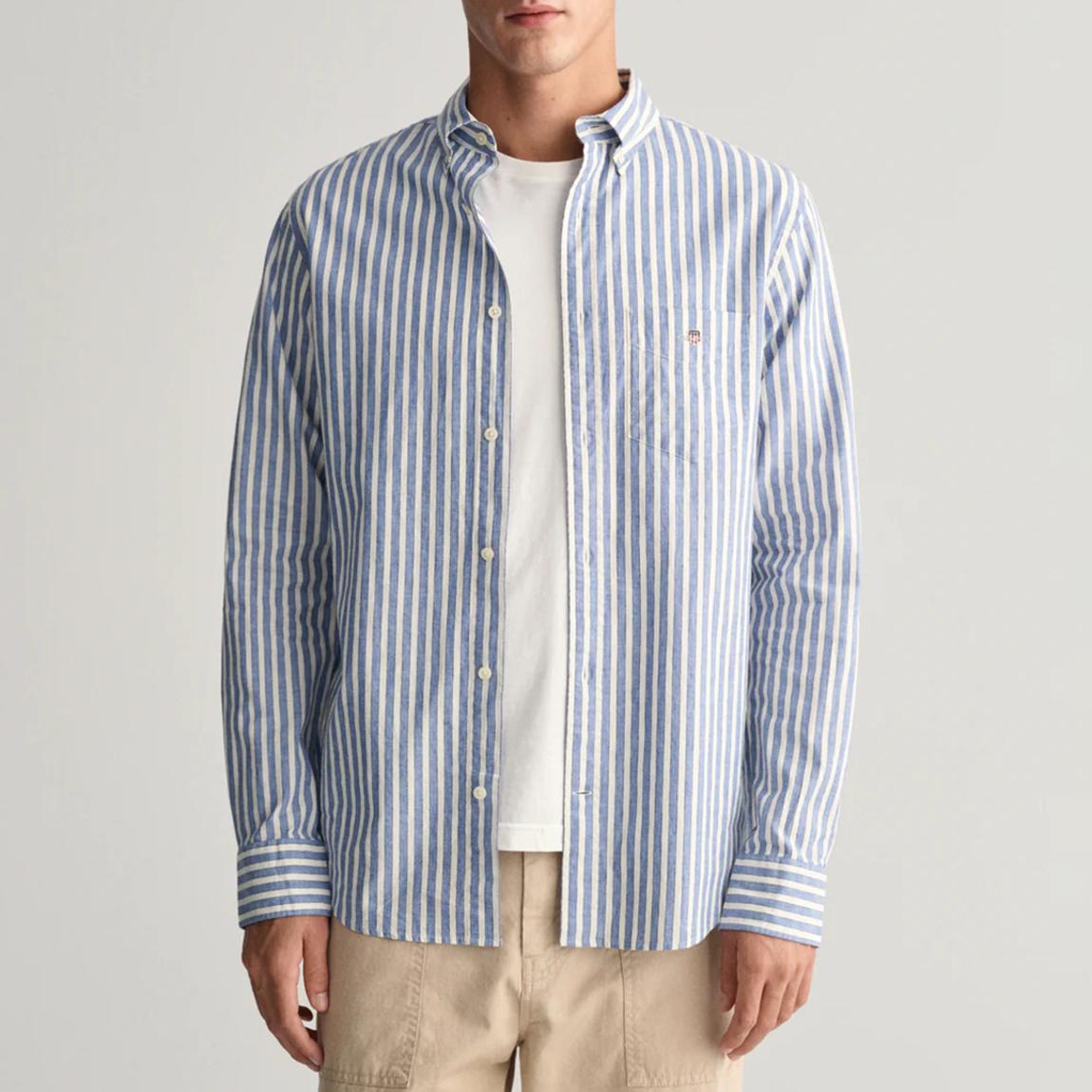 Blue Oxford Stripe Shirt main product photo