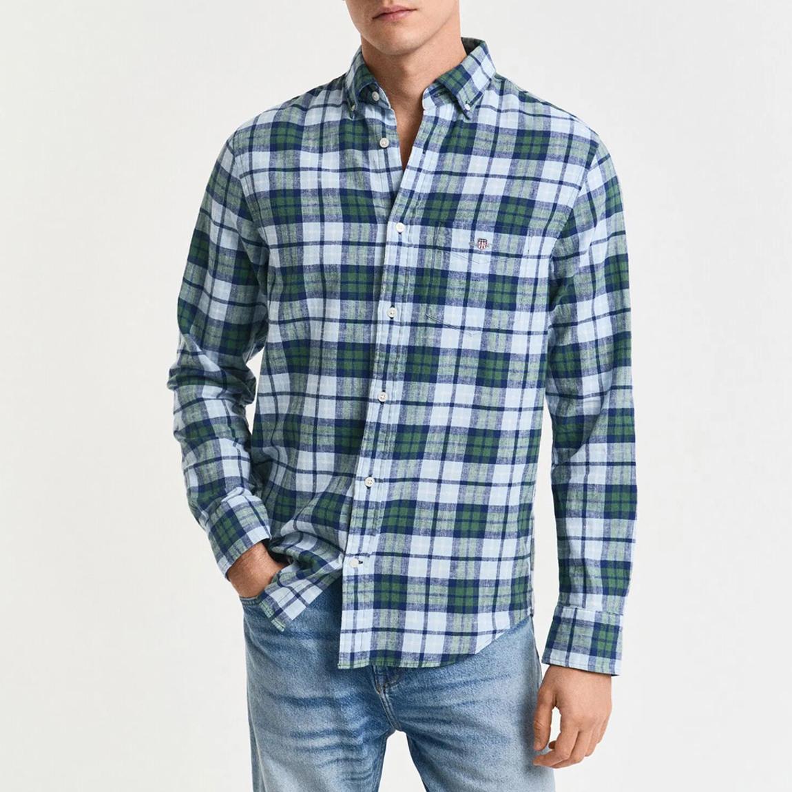 Blue/Green Check Shirt main product photo