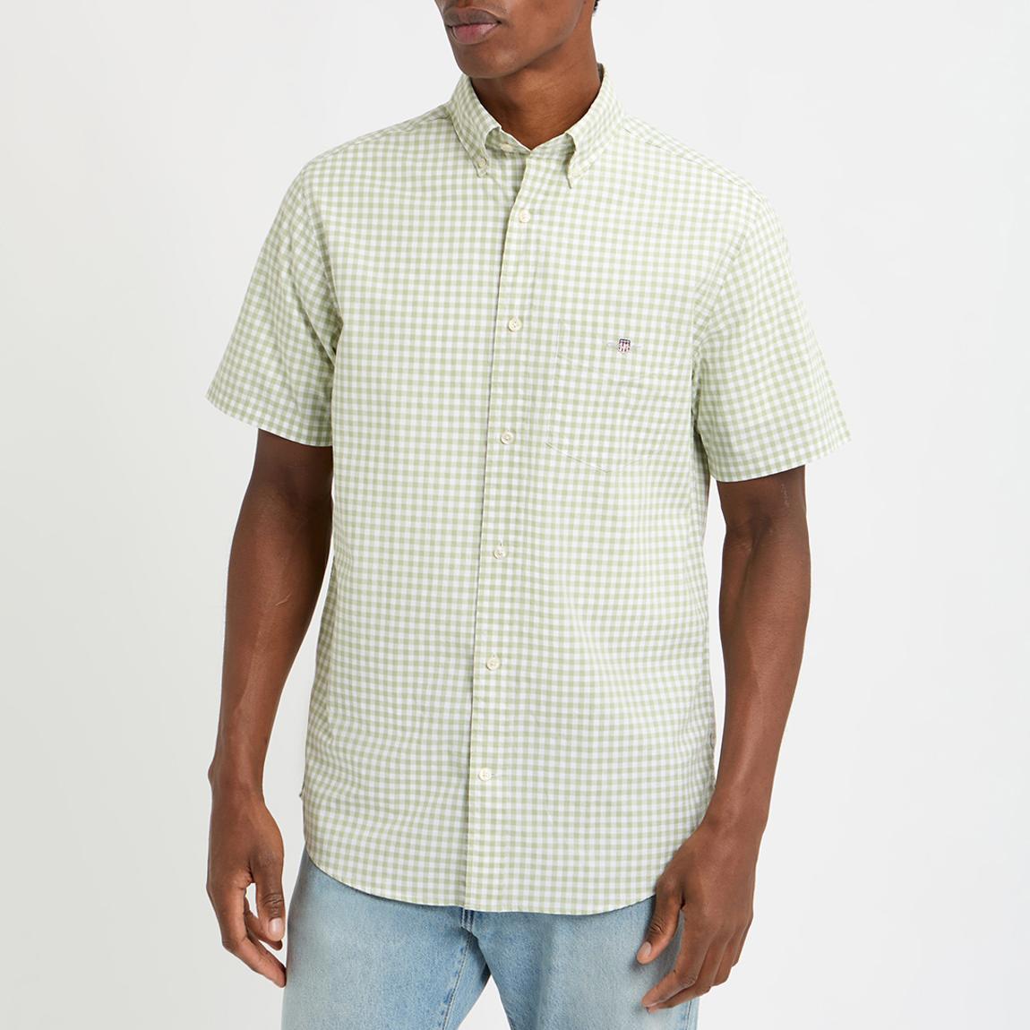 Green Gingham Classic Poplin Shirt main product photo