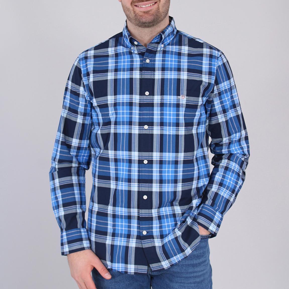 Blue Classic Check Oxford Shirt main product photo
