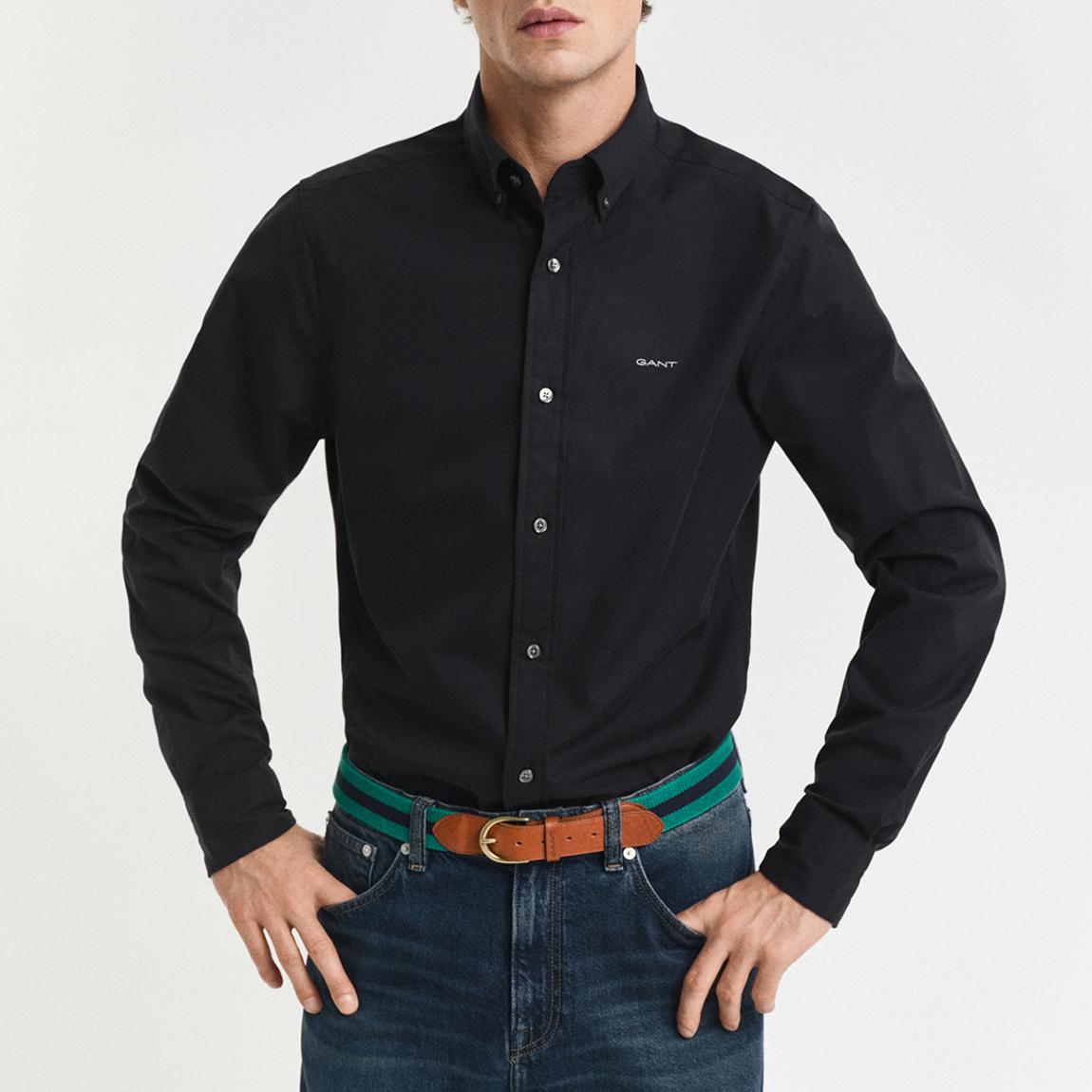 Black Oxford Style Shirt main product photo