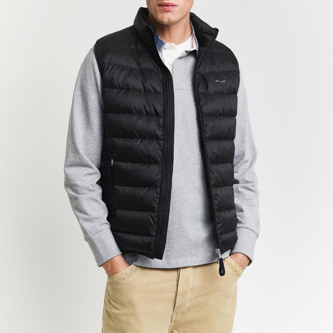 Black Quilted Gilet main product photo