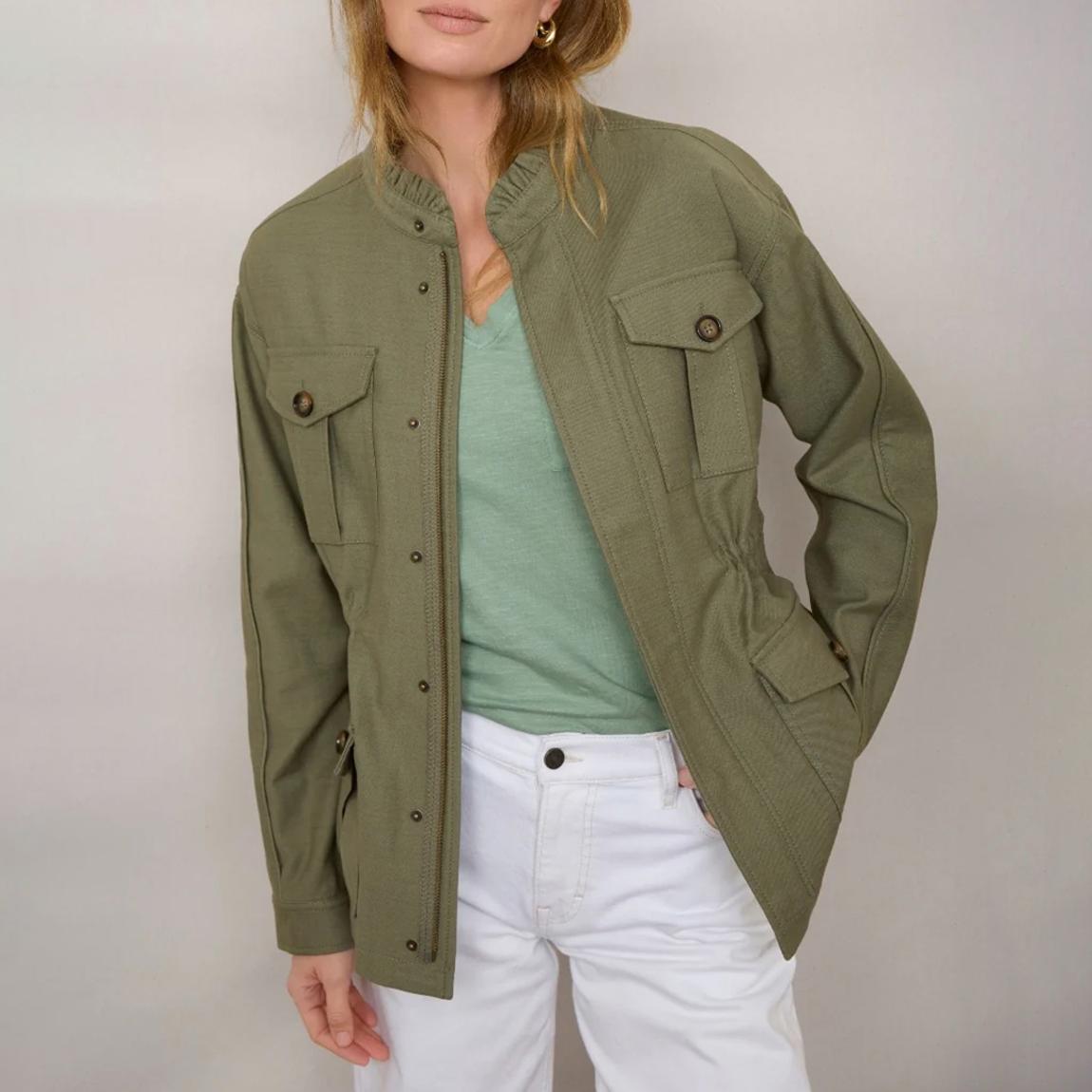 Khaki Eva Utility Jacket main product photo