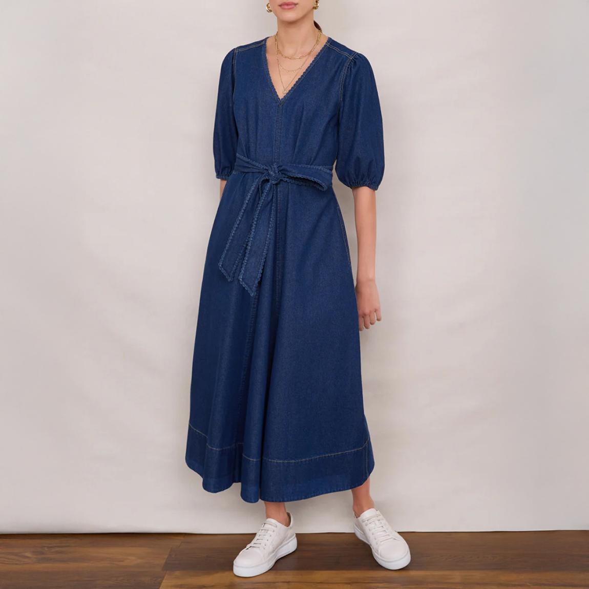 Blue Denim Tamsin Midi Dress main product photo