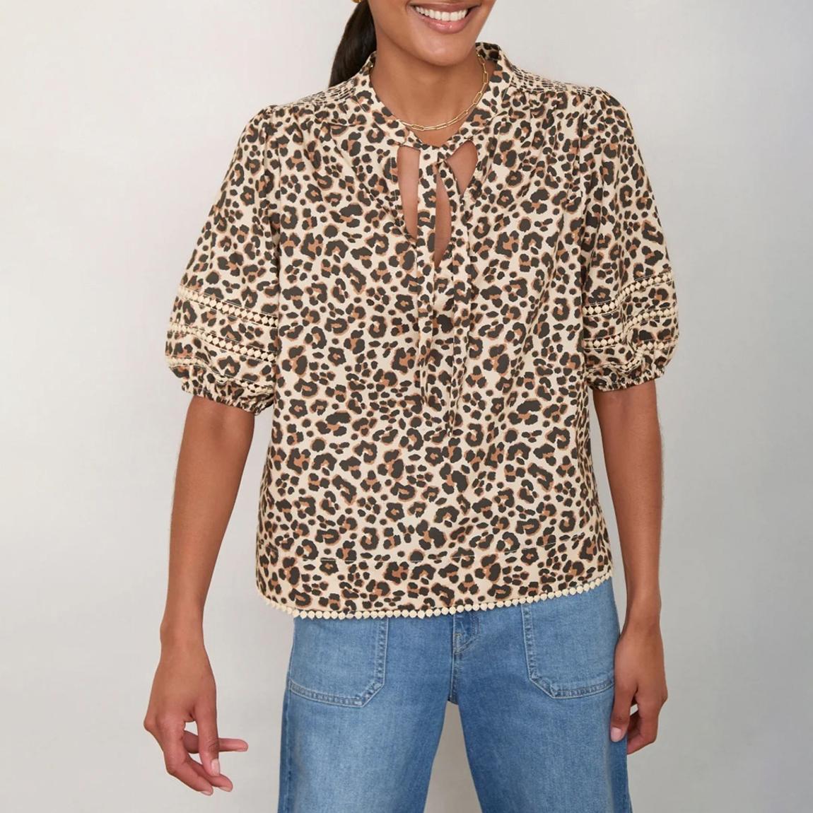 Leopard Print Paityn Cotton Top main product photo