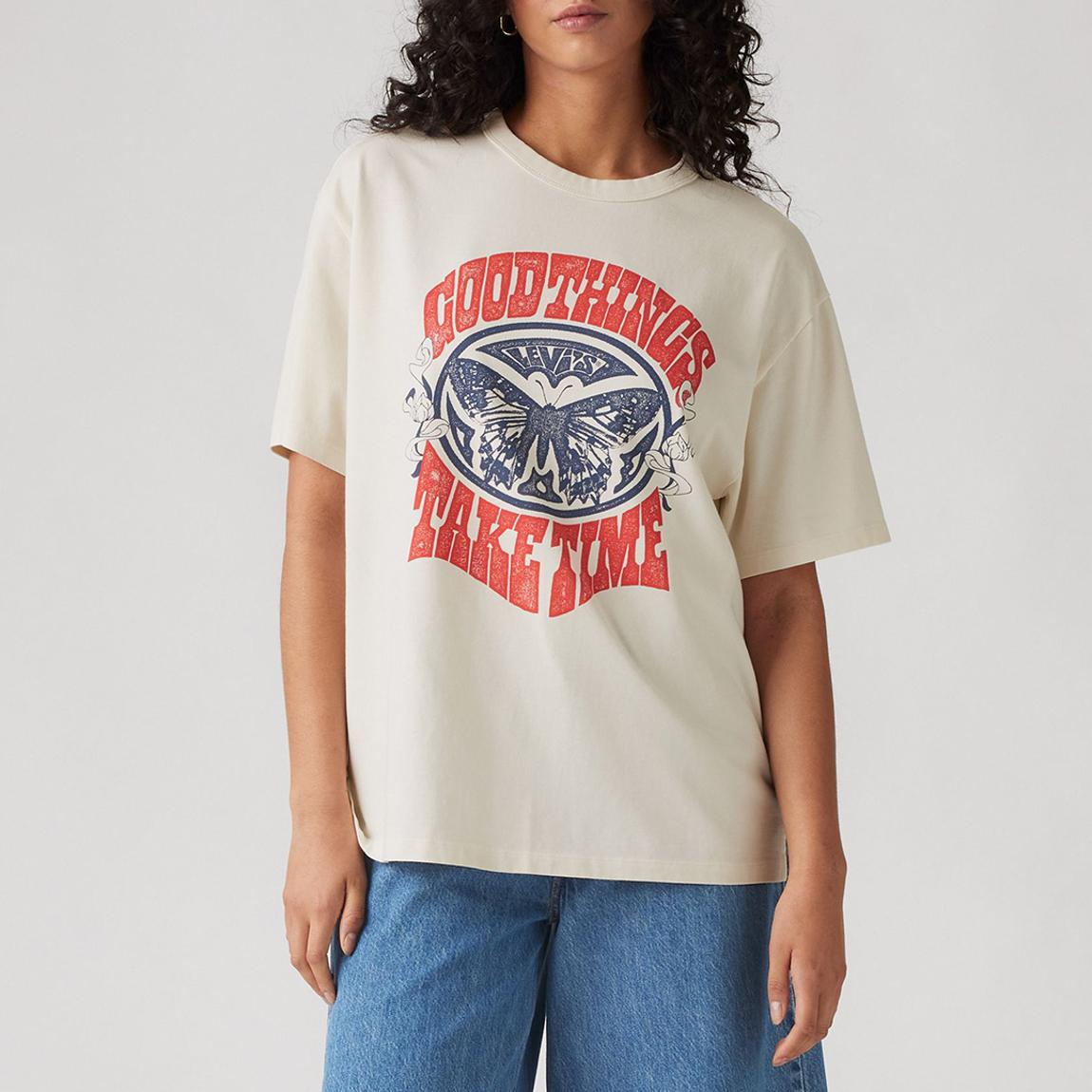 Cream Logo Tabor T-shirt main product photo