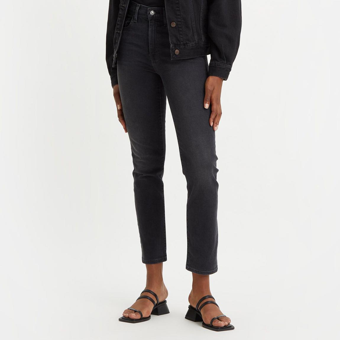 Black 724™ High Rise Straight Jeans main product photo