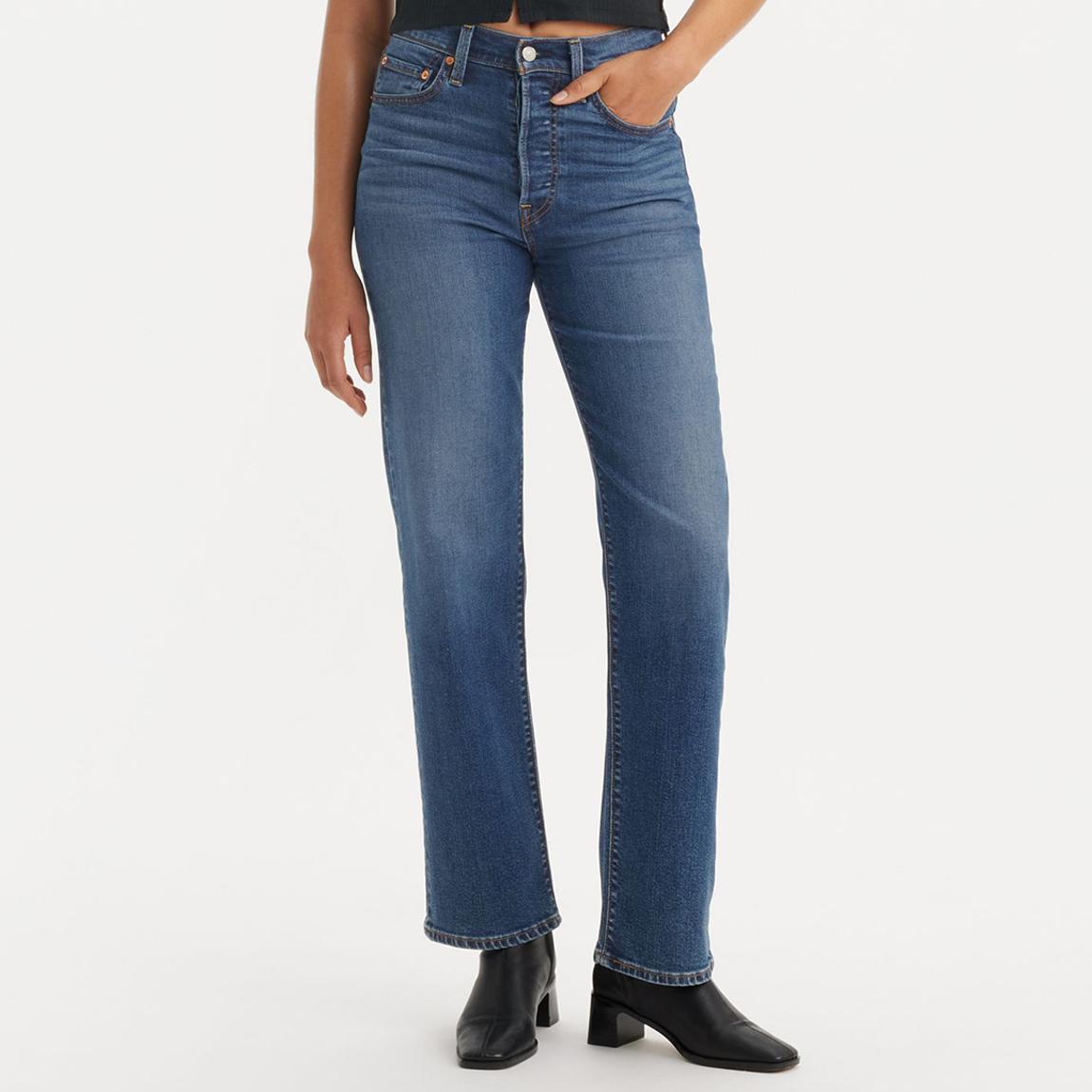 Indigo Ribcage Full Length Jeans main product photo