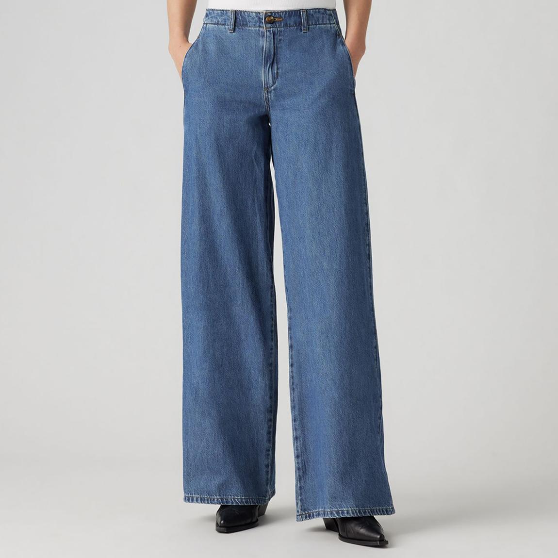 Blue Loose Fit Chino Jeans main product photo