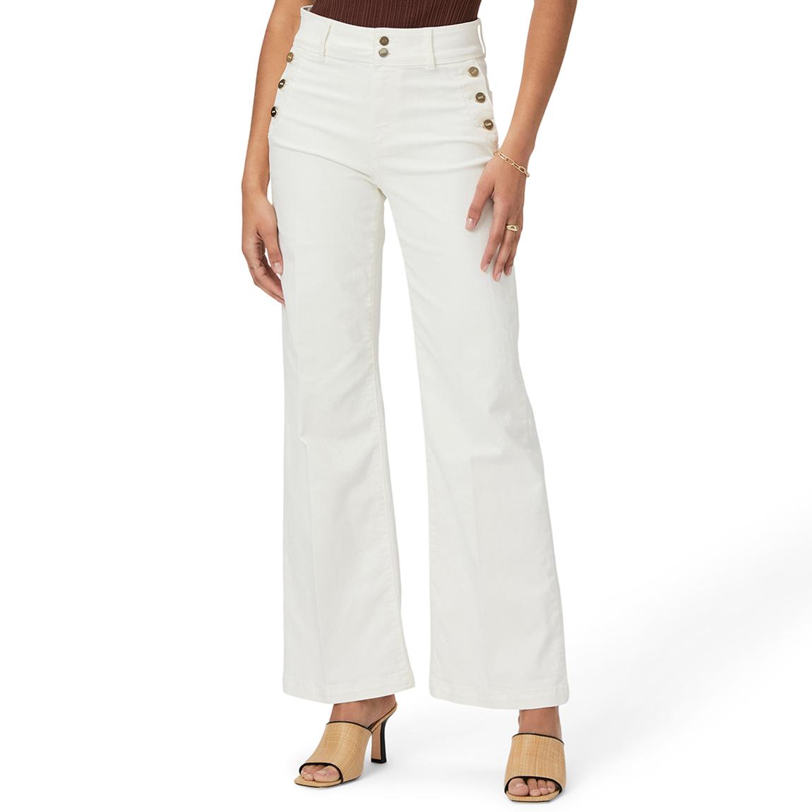 Ecru Aubrey Button Flare Jean main product photo