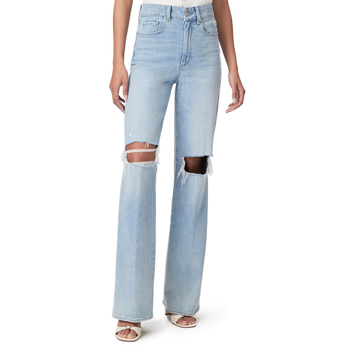 Light Blue Sasha Distressed Ripped Jean main product photo