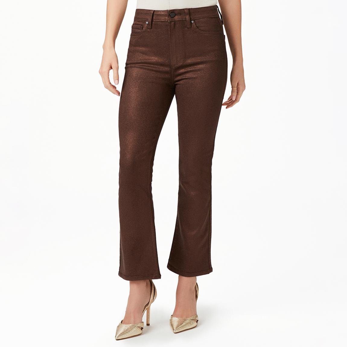 Bronze Coated Claudine Kick Flare Jean main product photo