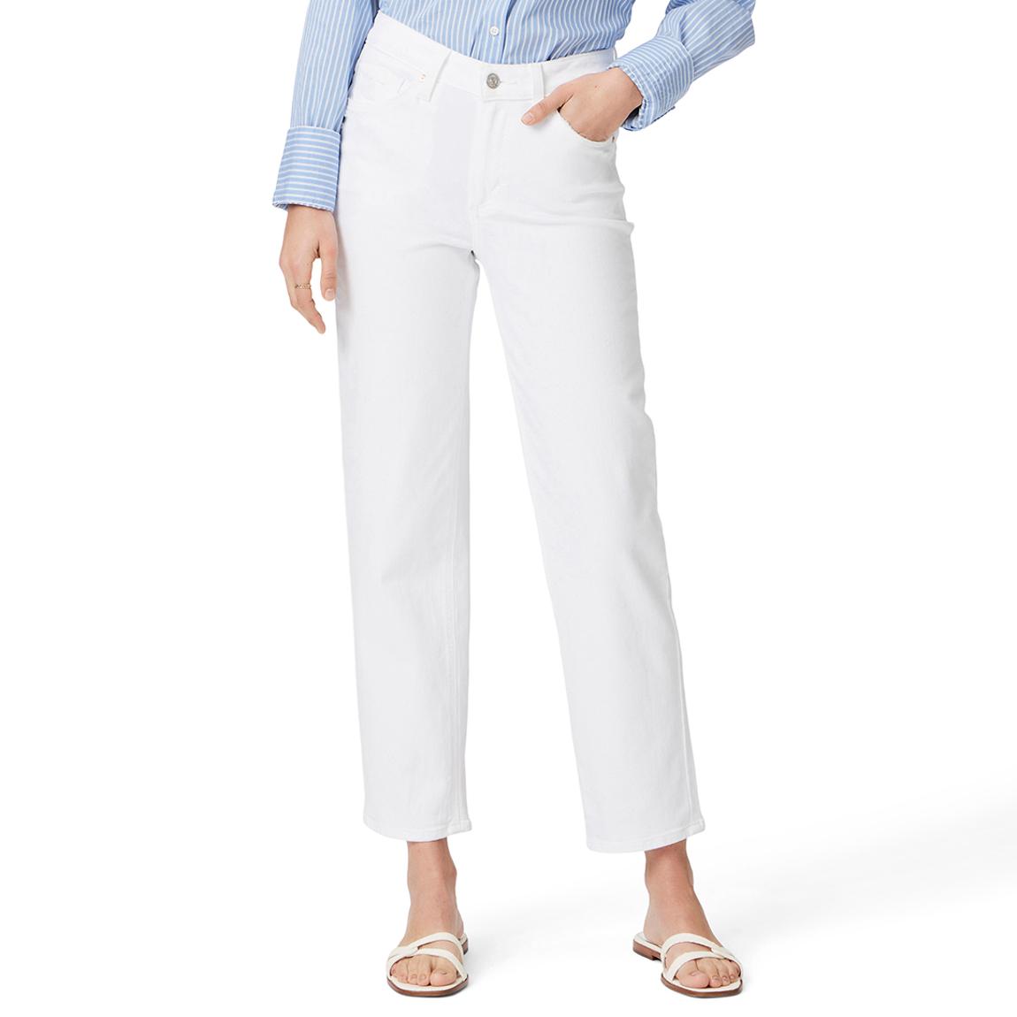 White Sarah Straight Ankle Jean main product photo