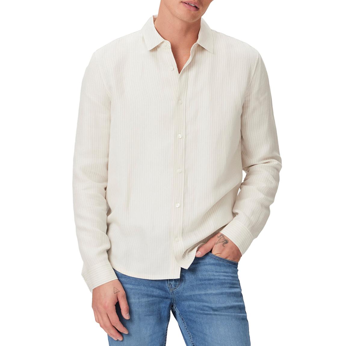 Cream Stripe Linen Peters Shirt main product photo