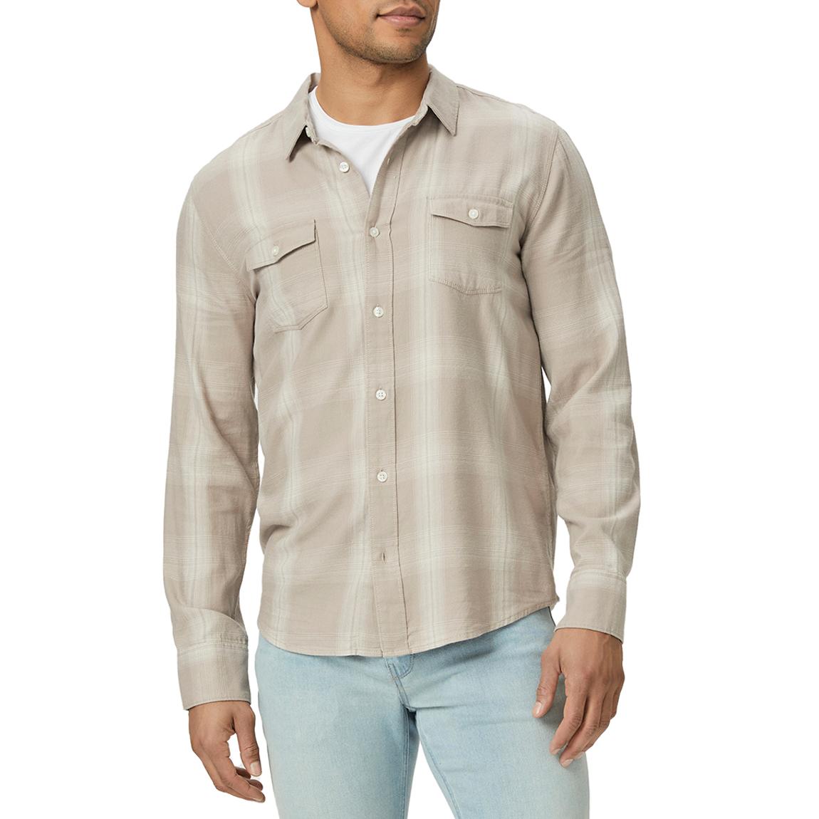 Beige Check Everett Shirt main product photo