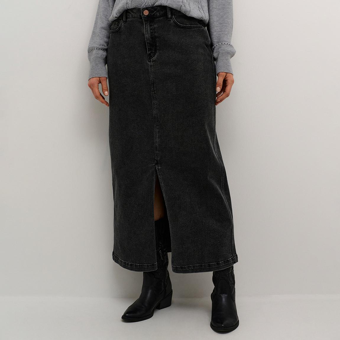 Black Ebba Denim Skirt main product photo