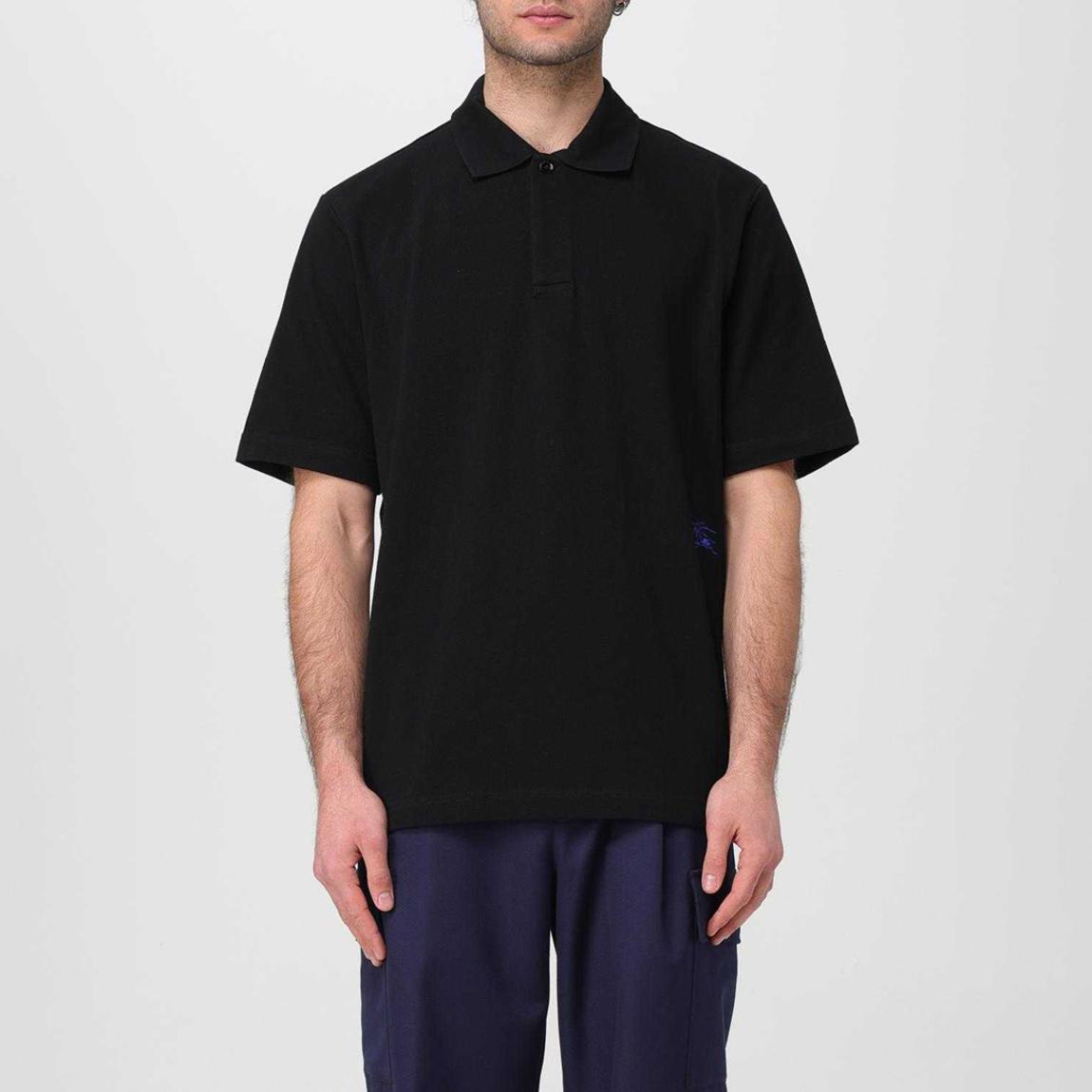 Black Knight Motif Cotton Polo Shirt main product photo