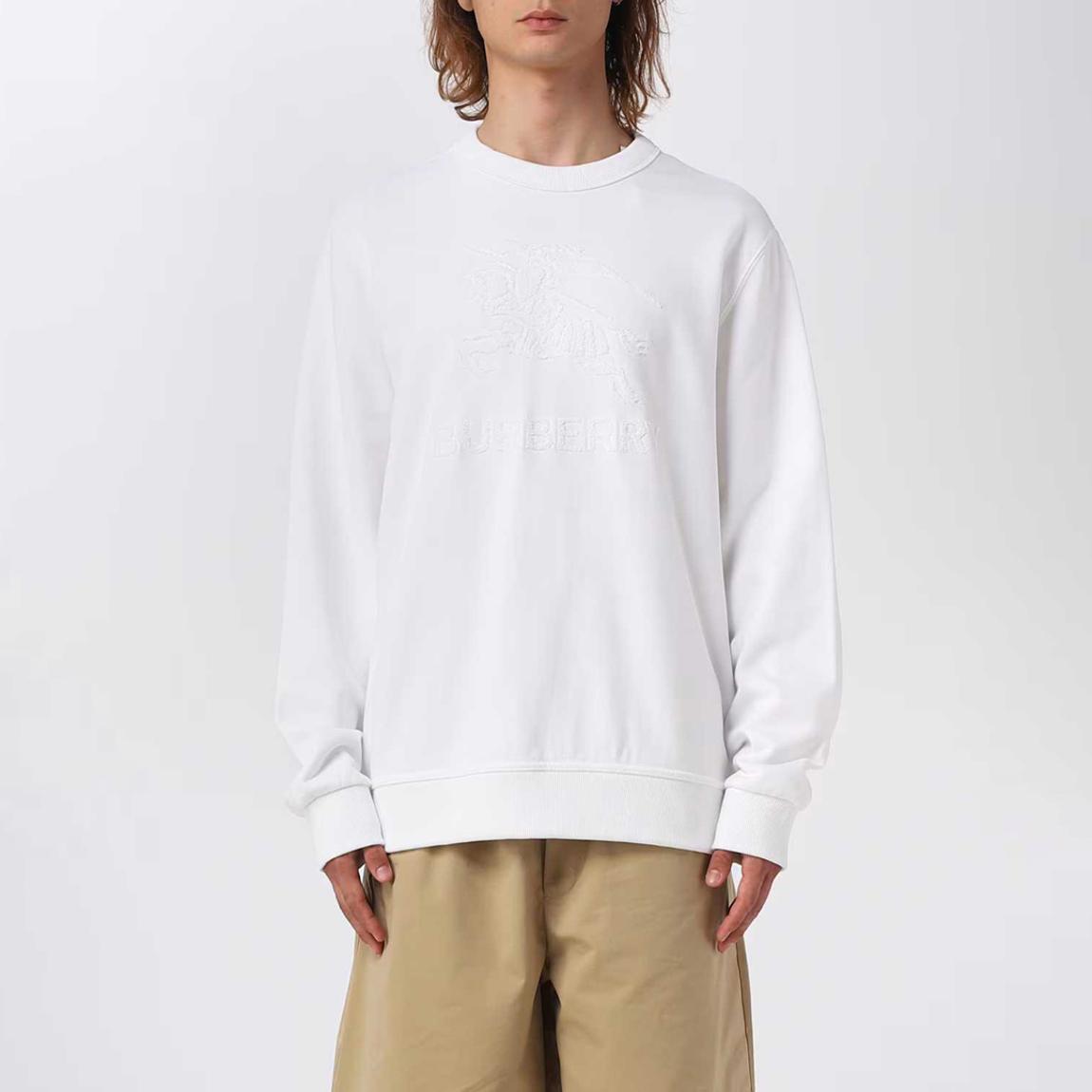 White Raynor Cotton Sweatshirt main product photo